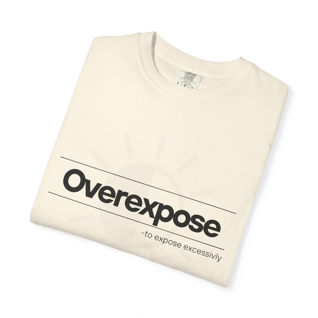 Photographers: Overexposed vs Underexposed T-Shirt — Funny Photographer Debate Tee