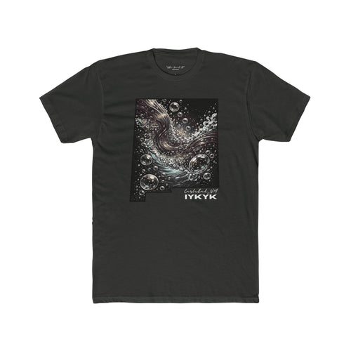 Oil & Gas Tee- Monochrome — 'The City That Runs the State' Cotton Crew